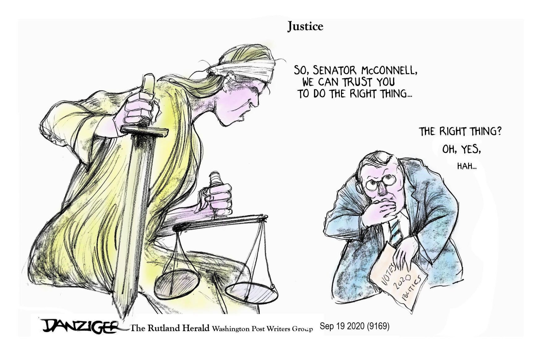 Jeff Danziger cartoon